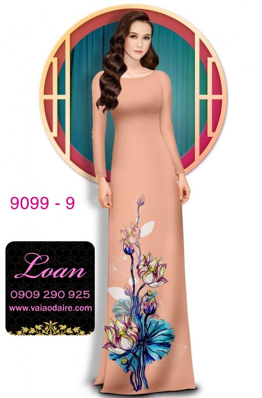 Vải áo dài hoa 3D Vải áo dài hoa 3D
