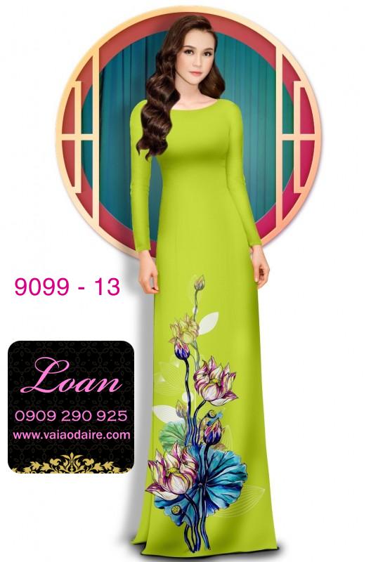 Vải áo dài hoa 3D Vải áo dài hoa 3D
