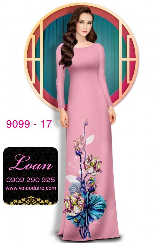Vải áo dài hoa 3D Vải áo dài hoa 3D