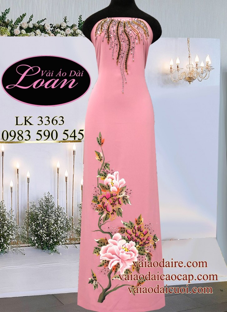 Vải áo dài kết sang trọng