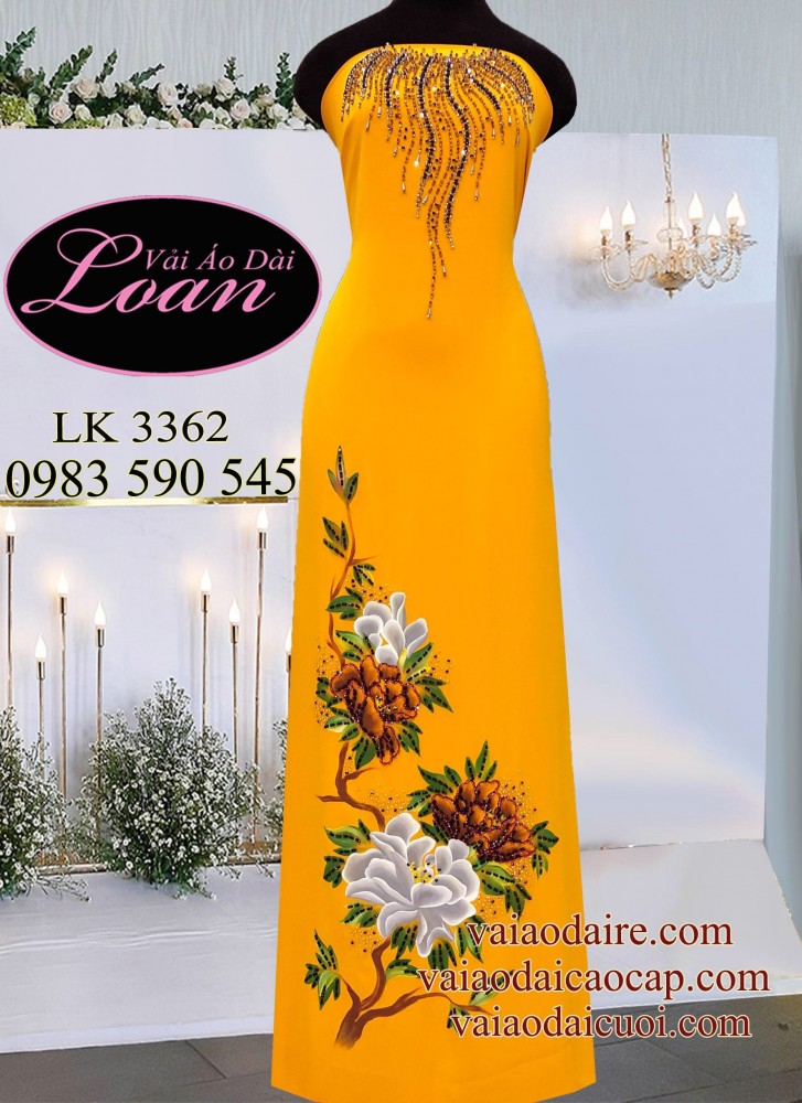 Vải áo dài kết sang trọng