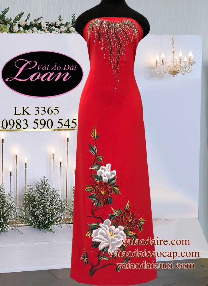 Vải áo dài kết sang trọng