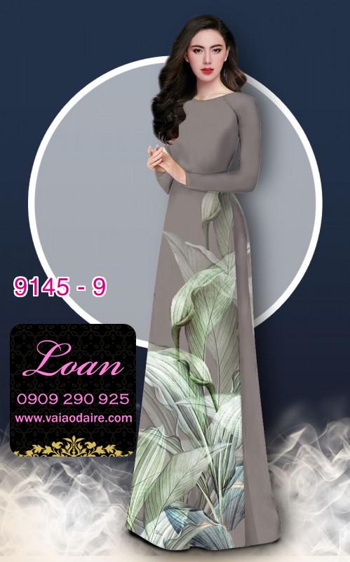 Vải áo dài hoa 3D