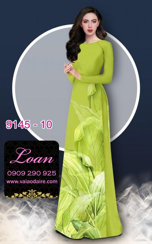 Vải áo dài hoa 3D