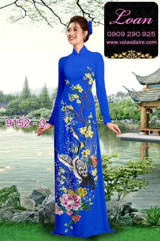 Vải áo dài hoa nhí