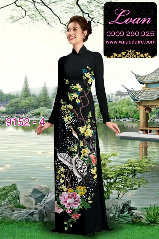 Vải áo dài hoa nhí