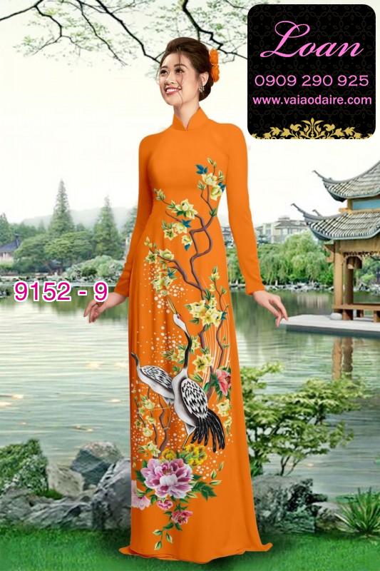 Vải áo dài hoa nhí