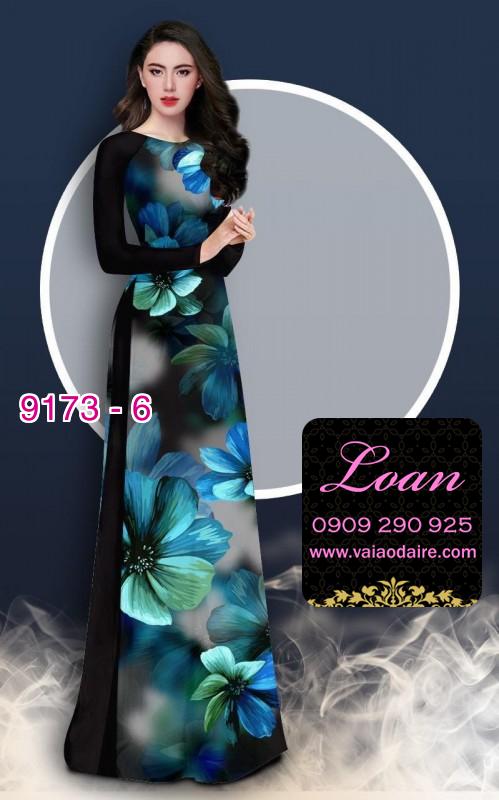 Vải áo dài hoa 3D