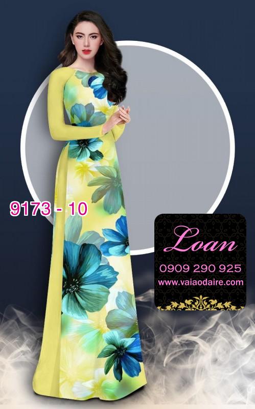 Vải áo dài hoa 3D