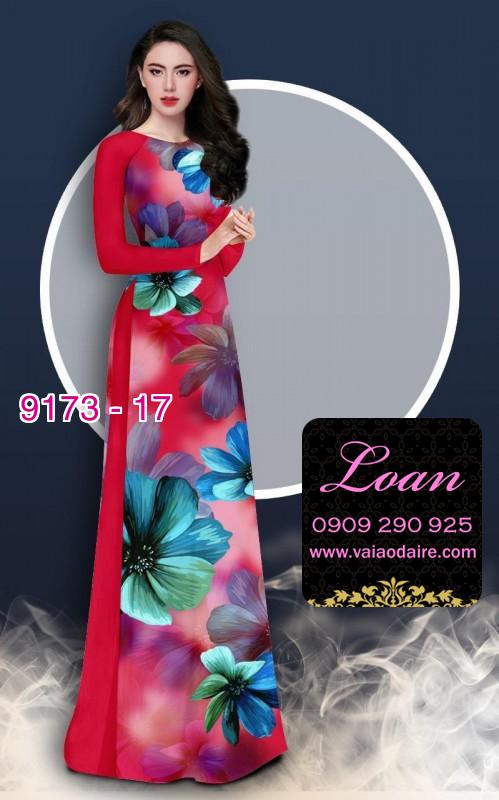Vải áo dài hoa 3D