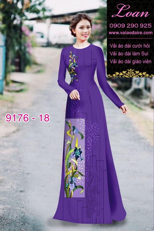 Vải áo dài lập thể Vải áo dài lập thể
