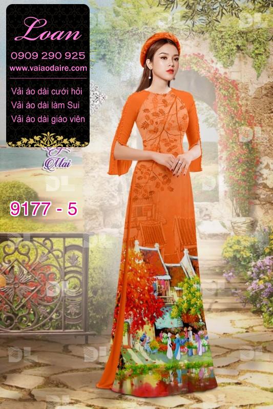 Vải áo dài phố cổ