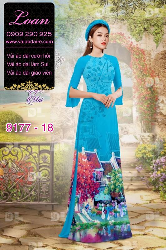 Vải áo dài phố cổ