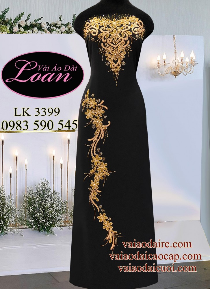 Vải áo dài kết sang trọng