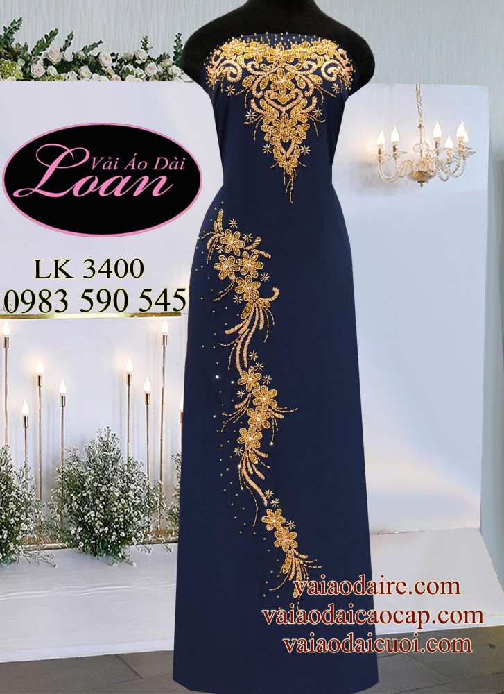 Vải áo dài kết sang trọng