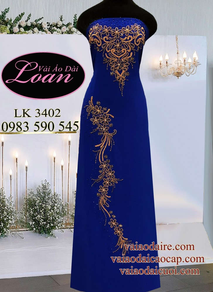 Vải áo dài kết sang trọng