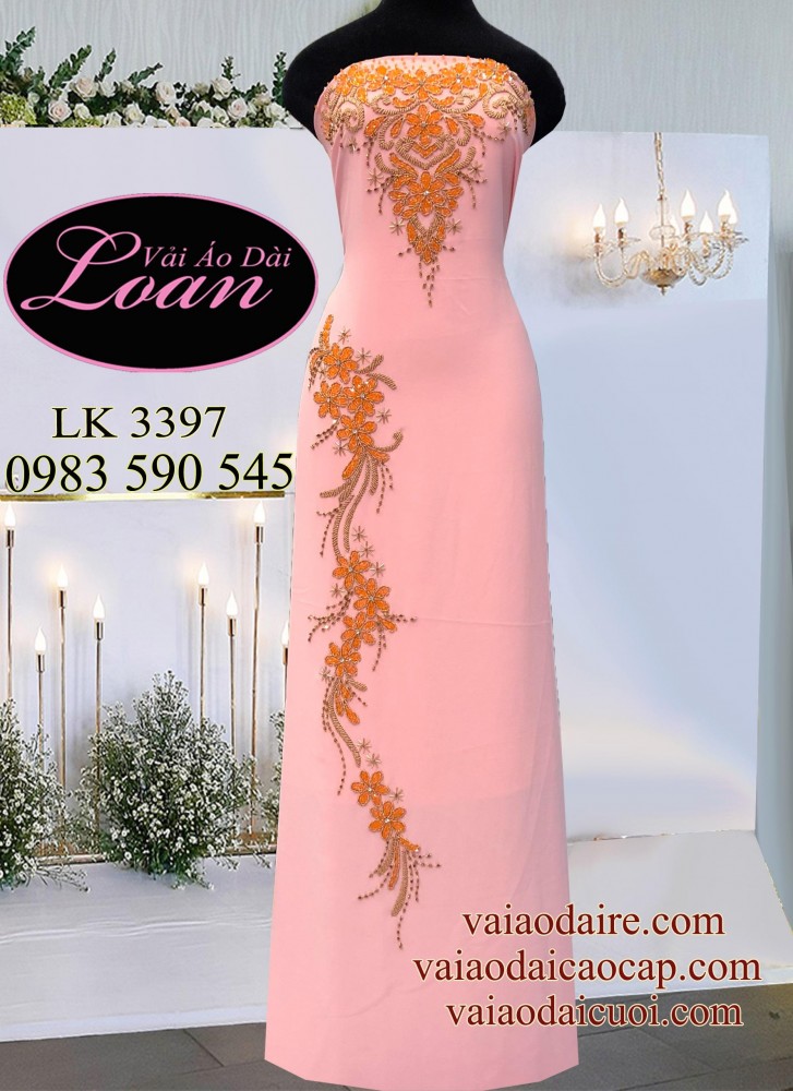 Vải áo dài kết sang trọng