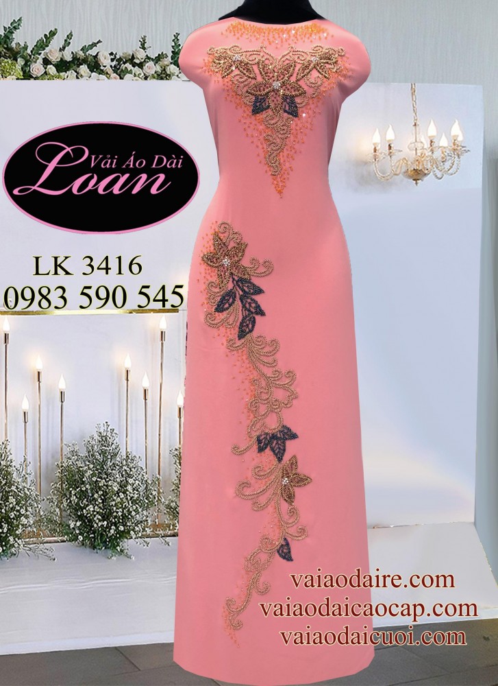 Vải áo dài kết sang trọng