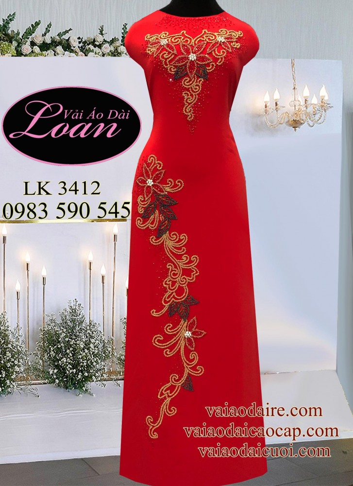 Vải áo dài kết sang trọng