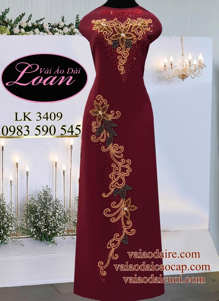 Vải áo dài kết sang trọng