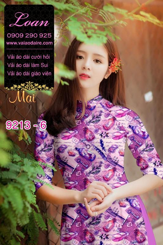 Vải áo dài hoa nhí
