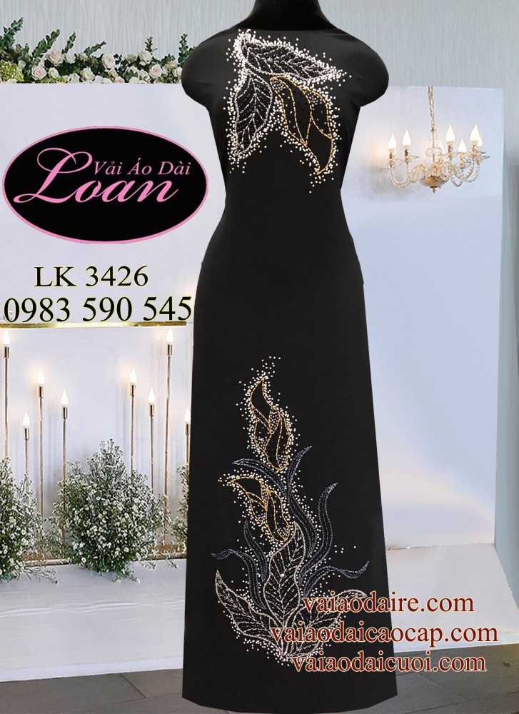 Vải áo dài kết sang trọng