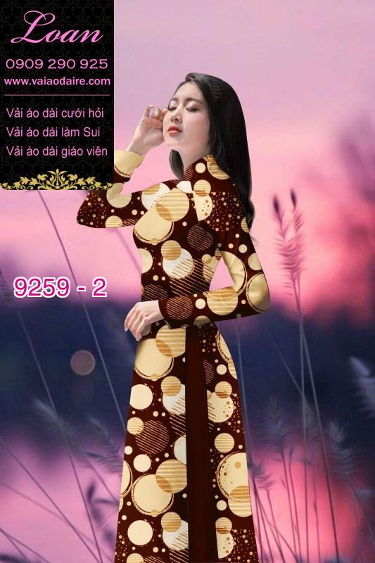Vải áo dài hoa 3D