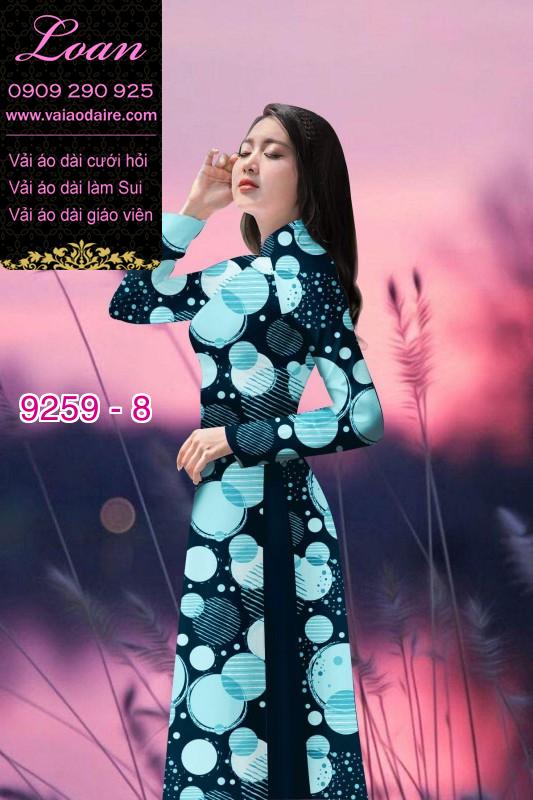 Vải áo dài hoa 3D