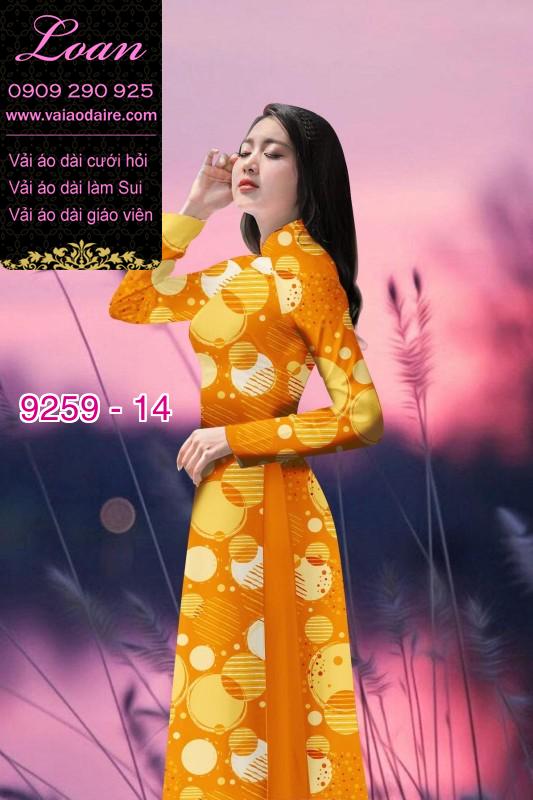 Vải áo dài hoa 3D