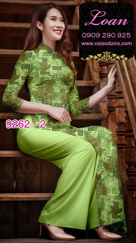 Vải áo dài hình tờ báo