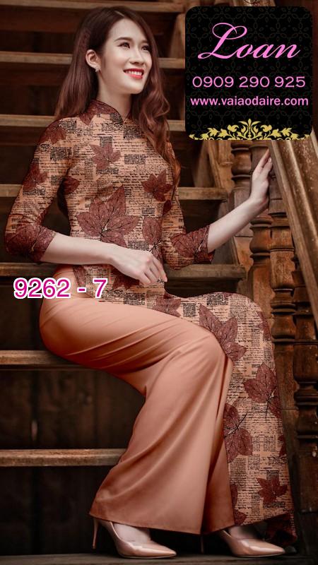 Vải áo dài hình tờ báo