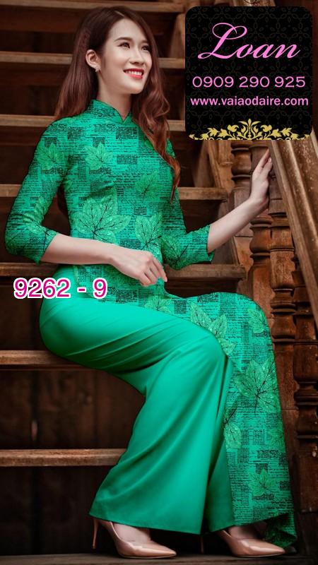 Vải áo dài hình tờ báo