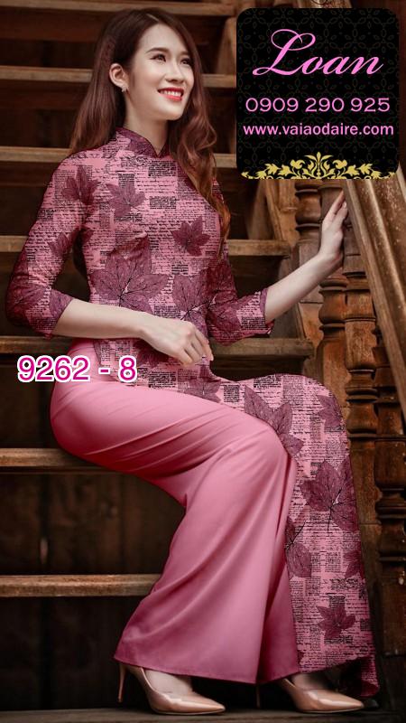 Vải áo dài hình tờ báo