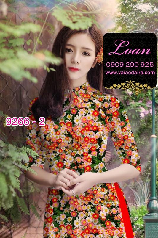 Vải áo dài hoa nhí Vải áo dài hoa nhí