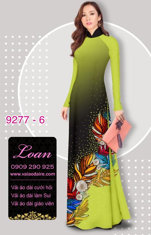 Vải áo dài hoa 3D