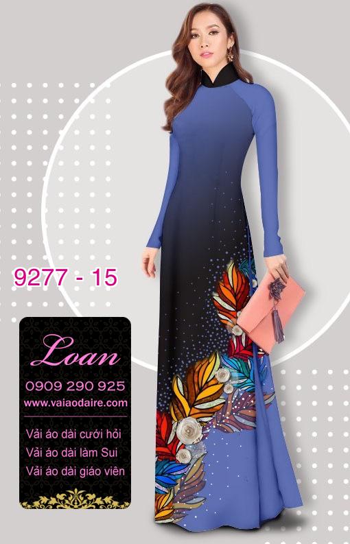 Vải áo dài hoa 3D