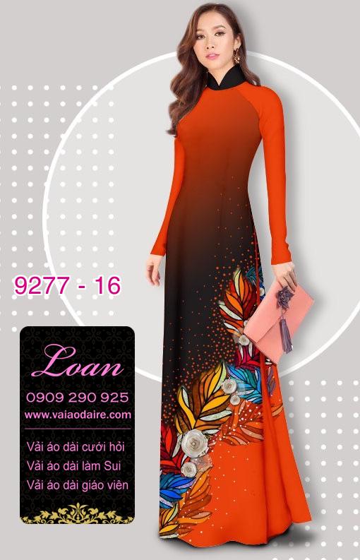 Vải áo dài hoa 3D
