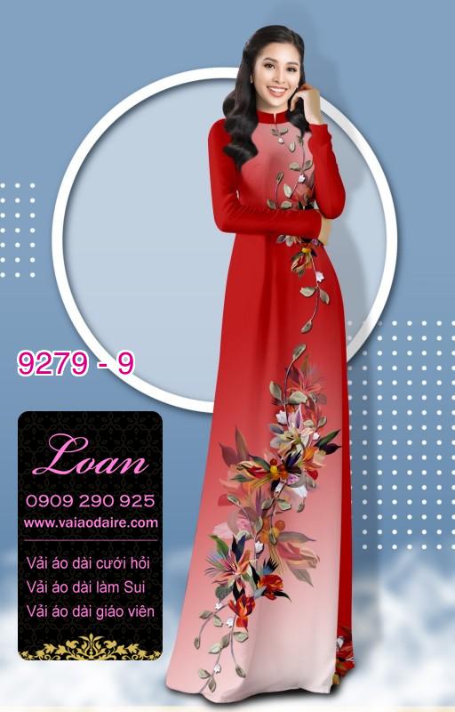 Vải áo dài hoa 3D Vải áo dài hoa 3D