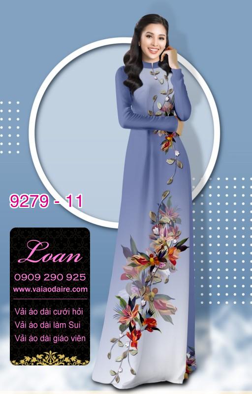 Vải áo dài hoa 3D Vải áo dài hoa 3D