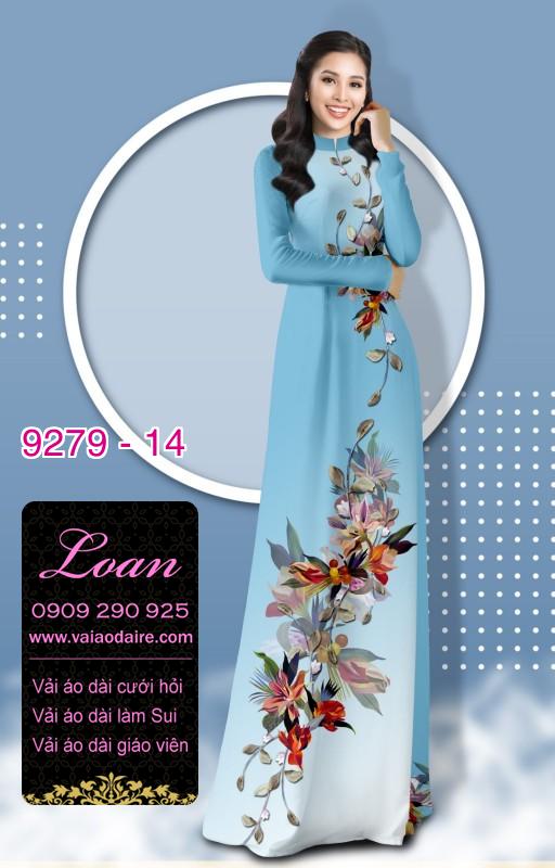 Vải áo dài hoa 3D Vải áo dài hoa 3D
