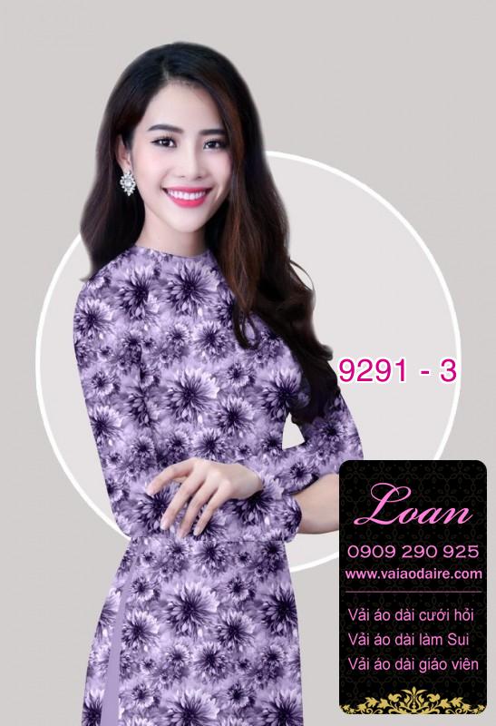 Vải áo dài hoa nhí Vải áo dài hoa nhí