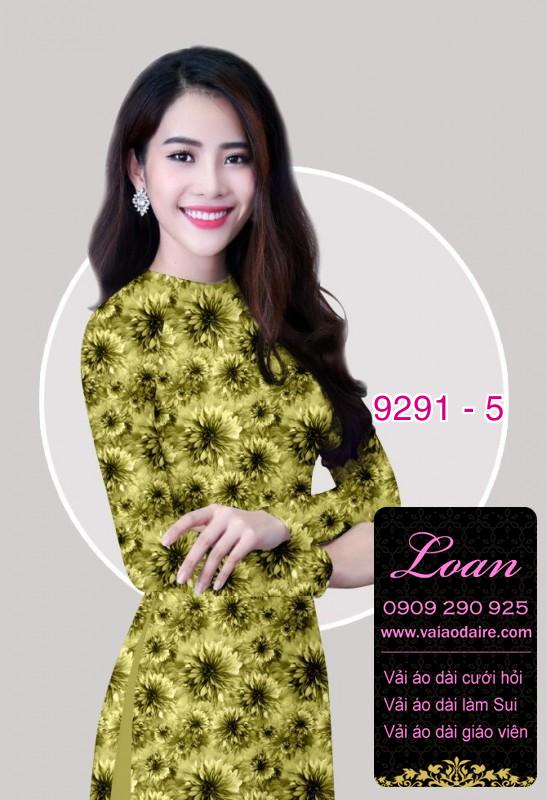 Vải áo dài hoa nhí Vải áo dài hoa nhí