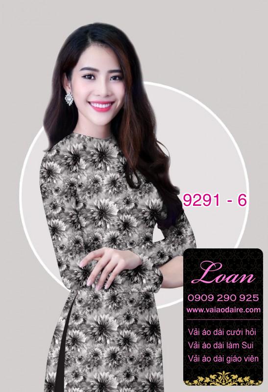 Vải áo dài hoa nhí Vải áo dài hoa nhí