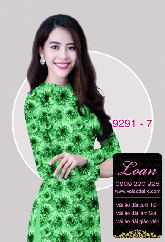 Vải áo dài hoa nhí Vải áo dài hoa nhí