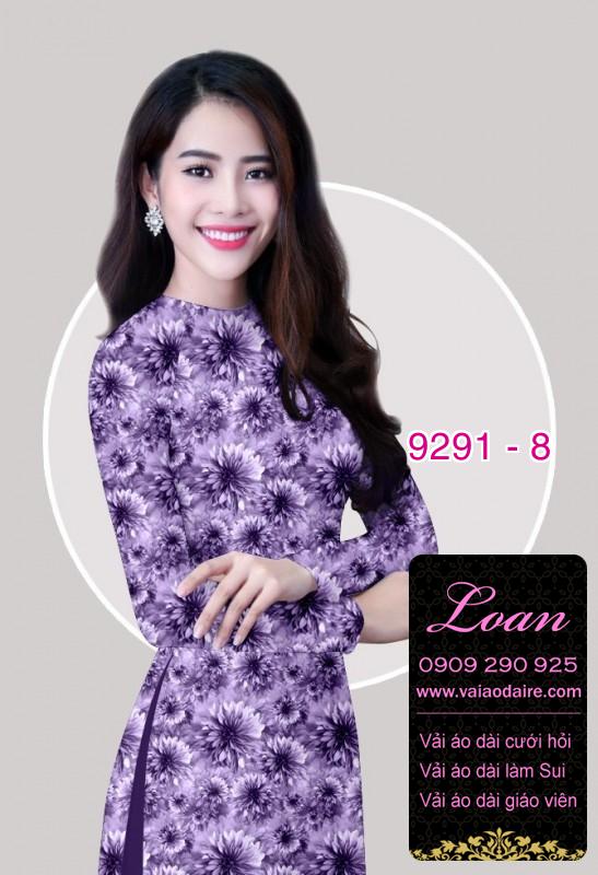 Vải áo dài hoa nhí Vải áo dài hoa nhí