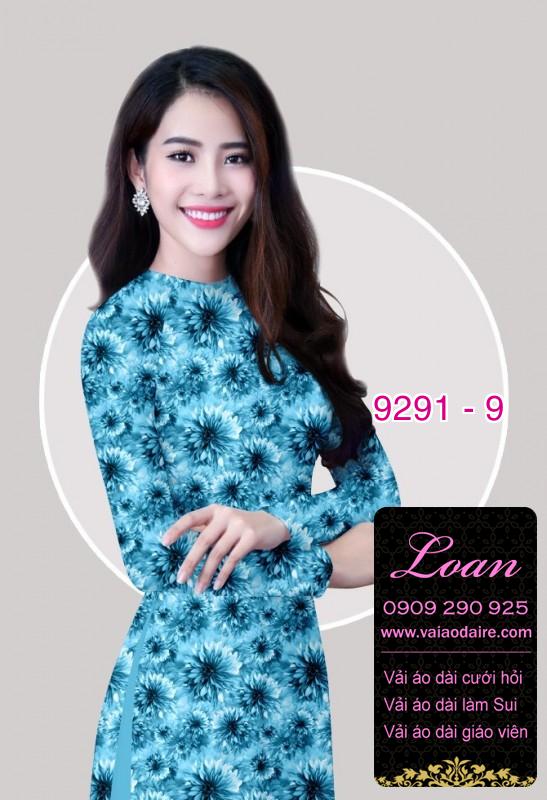Vải áo dài hoa nhí Vải áo dài hoa nhí