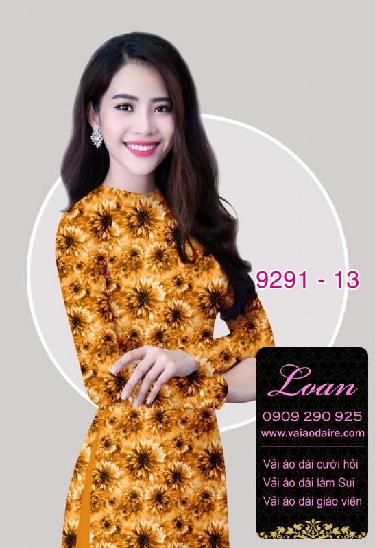 Vải áo dài hoa nhí Vải áo dài hoa nhí