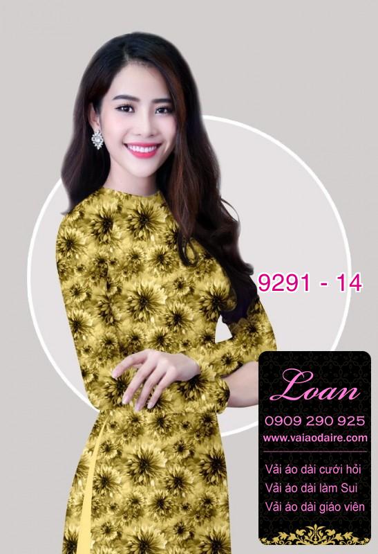 Vải áo dài hoa nhí Vải áo dài hoa nhí