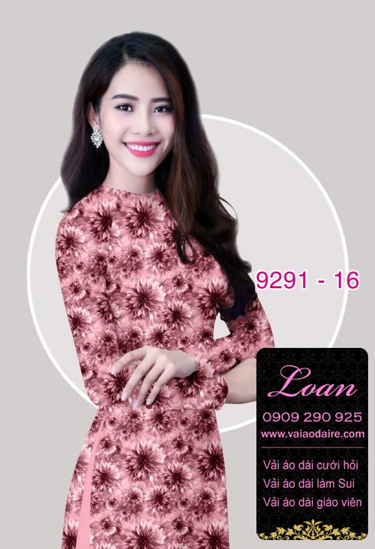 Vải áo dài hoa nhí Vải áo dài hoa nhí