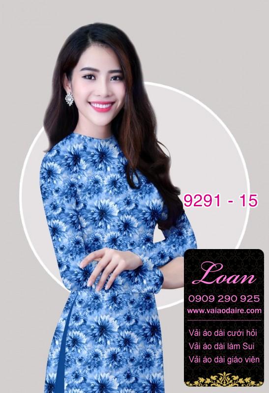 Vải áo dài hoa nhí Vải áo dài hoa nhí